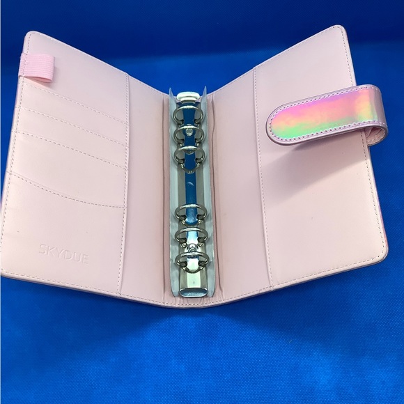 6 Ring Mini Binder Holographic Pink - Picture 3 of 4